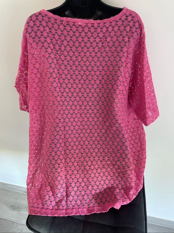 T-shirt rose - photo numéro 3