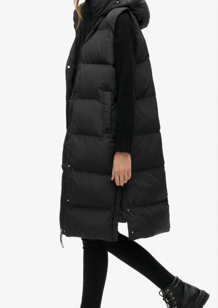 Veste longue sans manche superdry - photo numéro 2