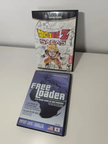 Nintendo - GameCube - DBZ - Dragon ball saga + Free loader