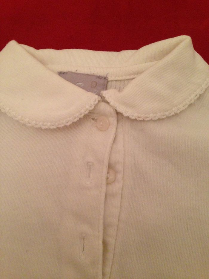 Tee-shirt blanc manches longues - photo numéro 2