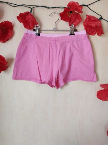 Pyjama Short T.14 ans Lina Pink Nightwear 💮 100% Coton