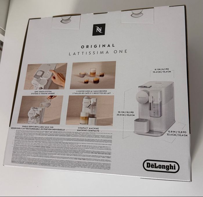 Nespresso Lattissima One Blanche – Neuve sous carton scellé - photo numéro 2
