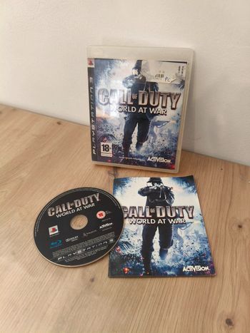 Jeu PS3 call of duty world at War