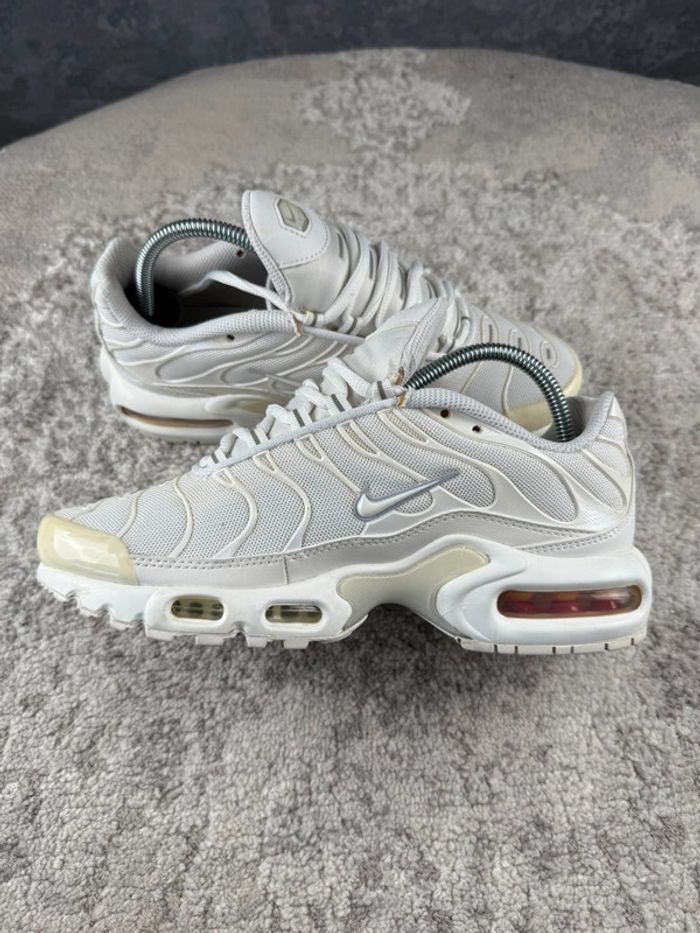 Nike Air Max Plus TN 1 White Pure Platinium - White - photo numéro 7