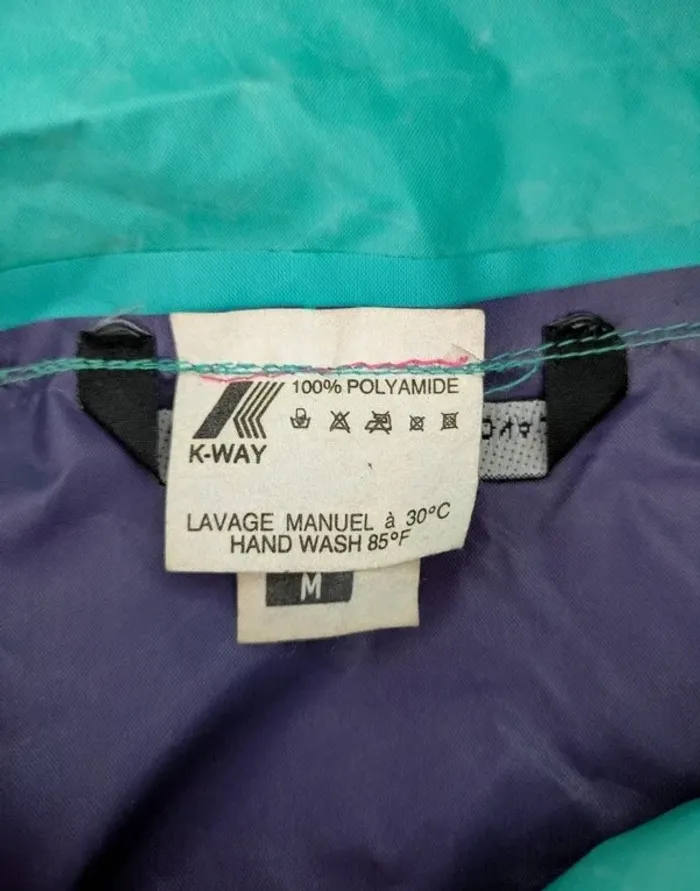 Veste vintage - K-way - taille M - photo numéro 10