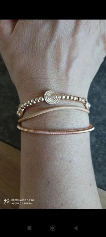 Bracelet aimanté dore