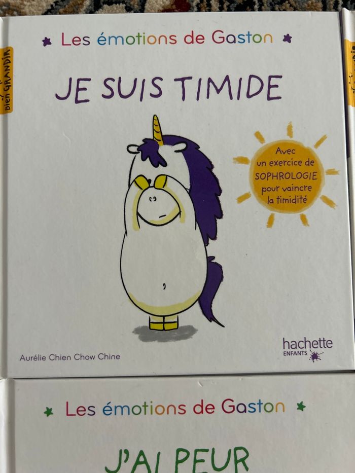 Lot de 4 livres Les Émotions de Gaston - photo numéro 3