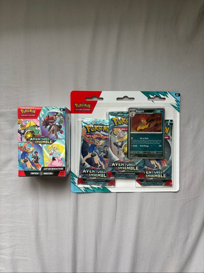 Lot Pokémon Bundle Tripack aventures ensemble ev9