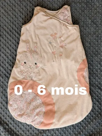 Gigoteuse lapin Domiva 0-6 mois – Saumon corail