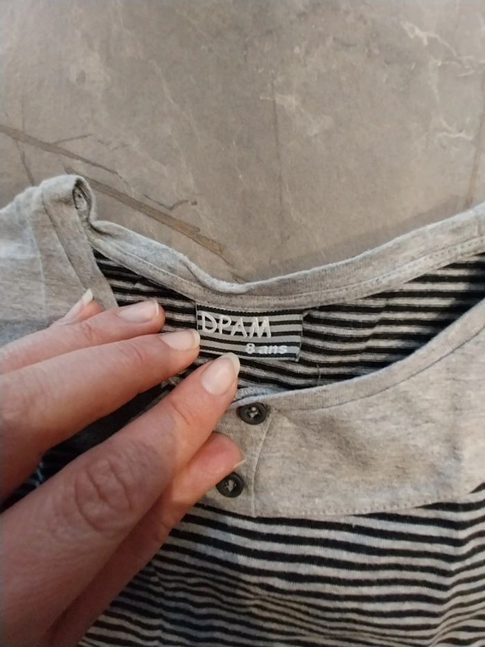 T-shirt Dpam 8 ans - photo numéro 3