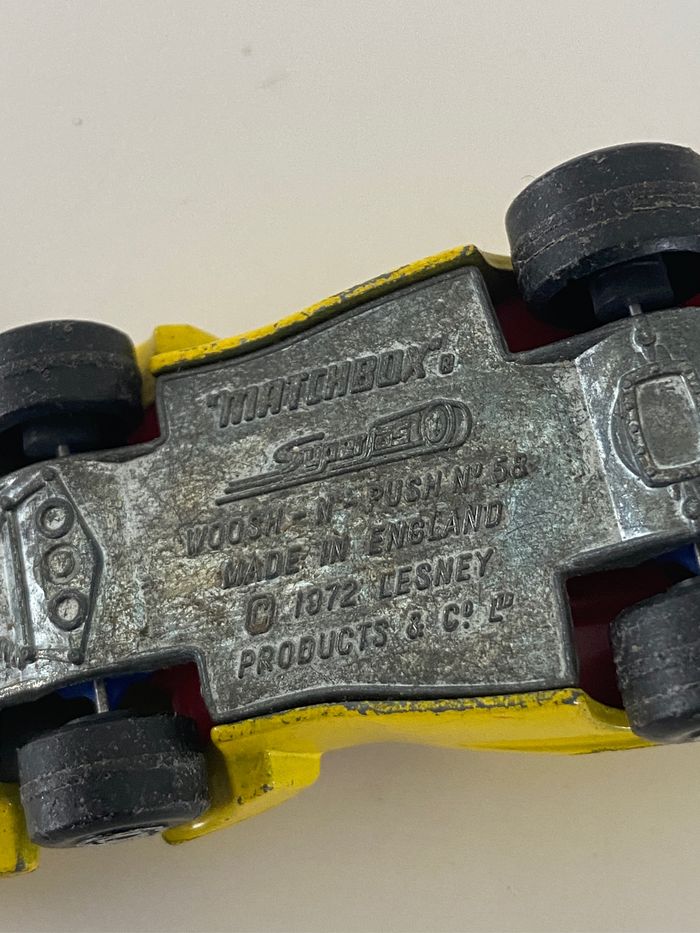 Voiture Matchbox Woosh N Pusch numéro 58 de 1972 - photo numéro 6