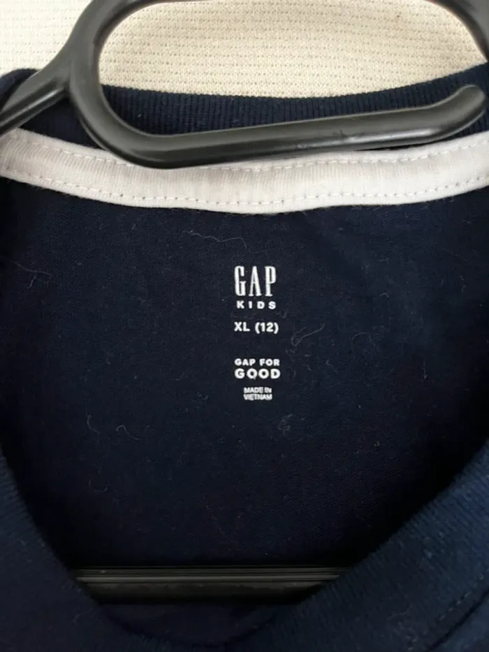 tee-shirt GAP bleu - photo numéro 2