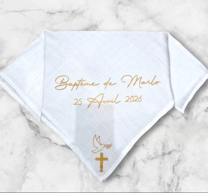 Lange de baptême - photo numéro 2