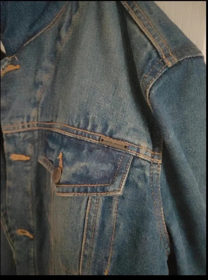 Veste en jean Mango doublée - photo numéro 5