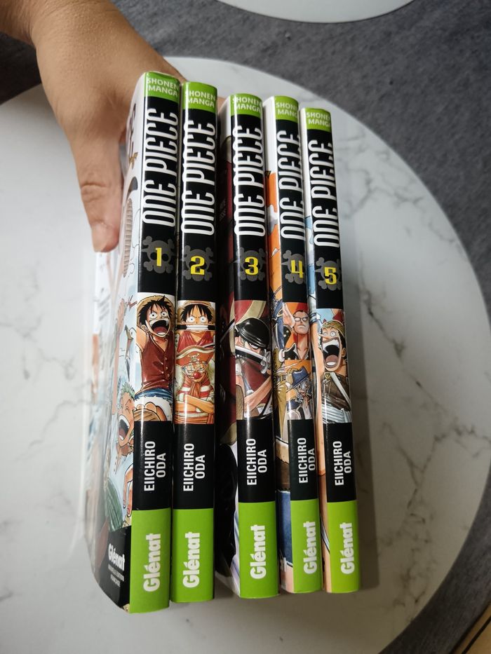 Lot de 5 mangas one piece