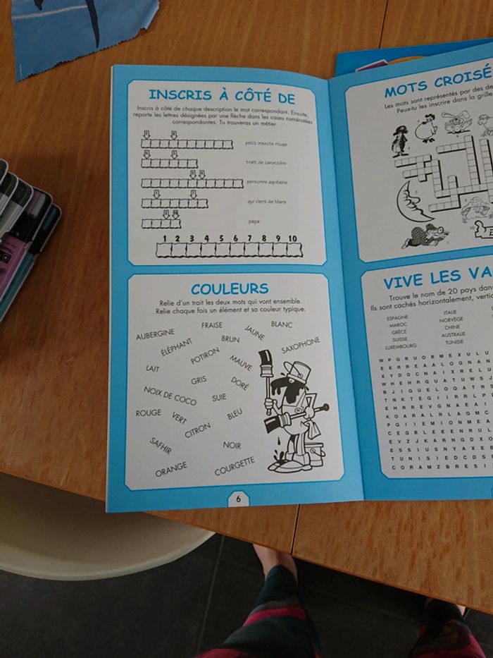 Cahier de jeux de mots - photo numéro 2