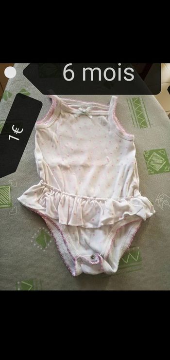 Bodie à bretelles 6 mois