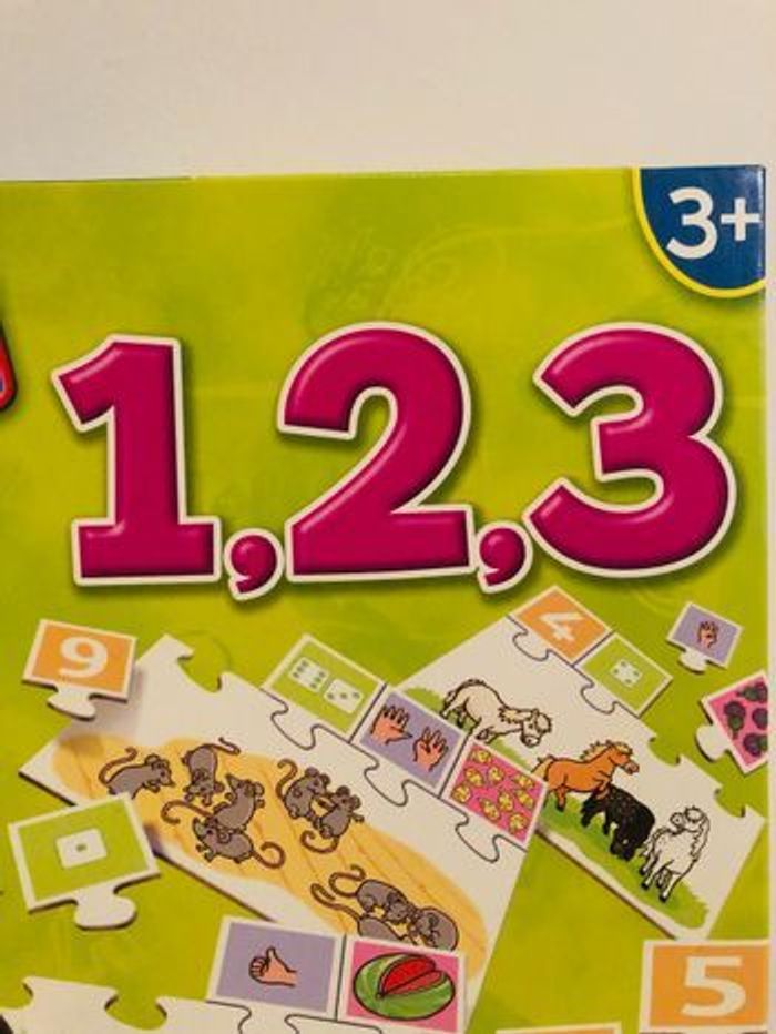 1, 2, 3 - jeu d'apprentissage - jouet enfant apprendre à compter - photo numéro 2