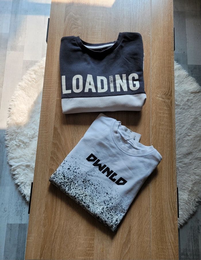 🌸 2 Tres joli sweat 🌸 taille 12 ans
