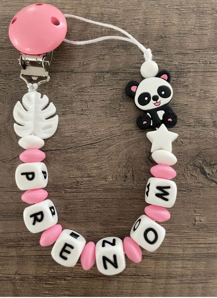 Attache tétine personnalisée Panda - photo numéro 6