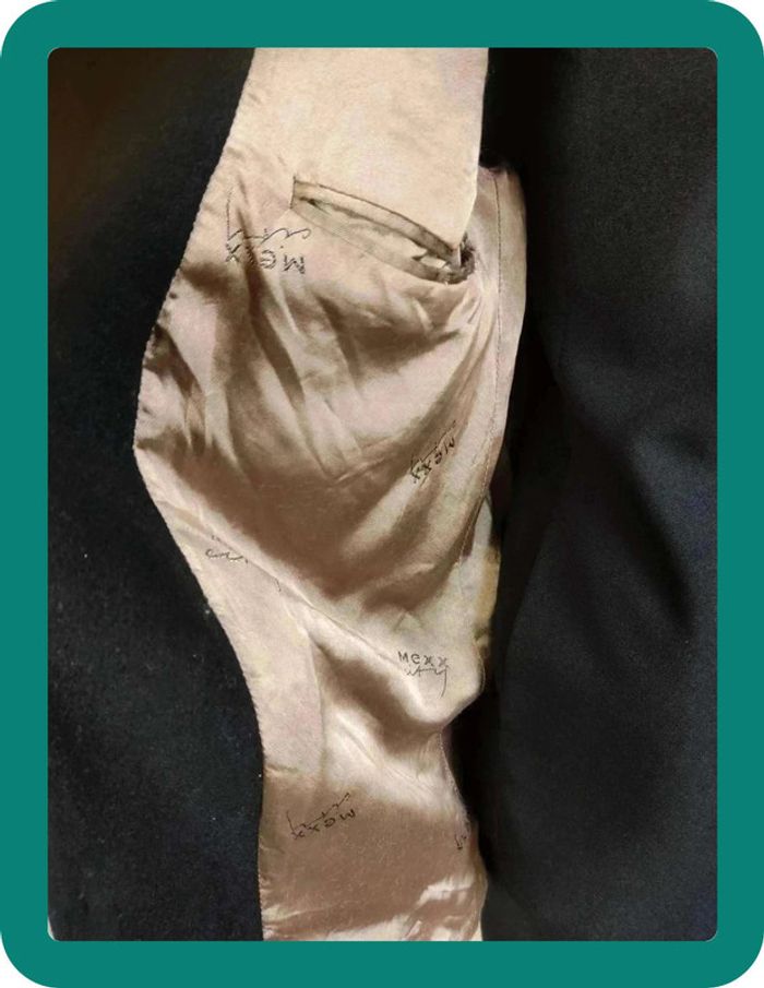 Veste manteau homme Noire Taille 48 ou 2 ou M Mexx - photo numéro 7