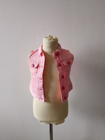 Veste rose sans manches orchestra 3 ans