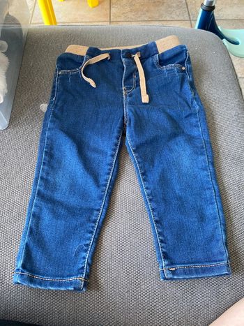 Jean fille 18 mois 80cm Obaïbi