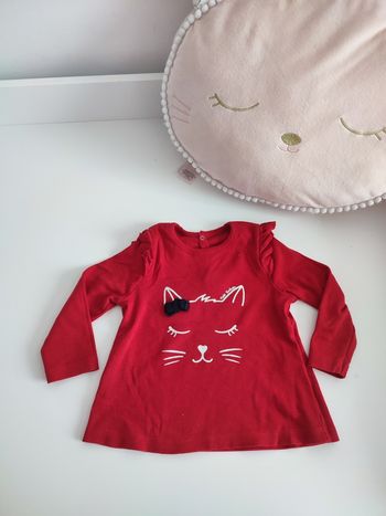 T-shirt ml rouge 12m