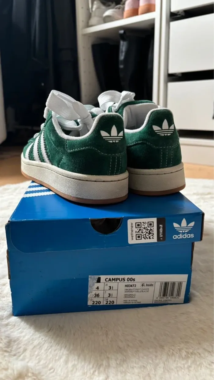 Adidas Campus 00s vertes comme neuves - photo numéro 2