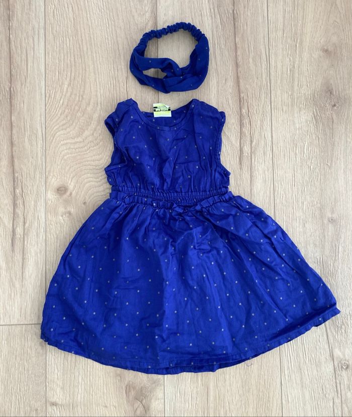Robe bleu électrique (18 mois)