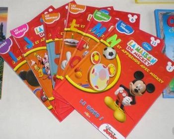 Lot 6 livres Neuf La maison de Mickey  -Educatif