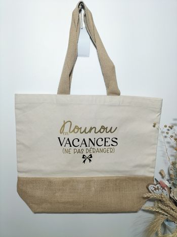 Sac de plage nounou
