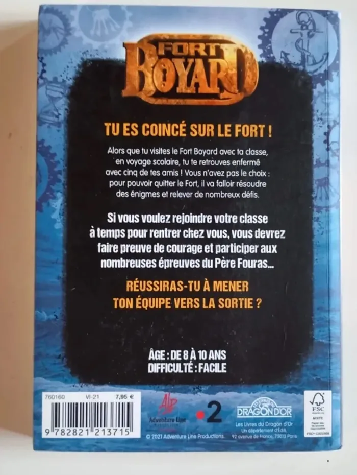 Fort Boyard - Escape book - Piégés dans le Fort - photo numéro 2