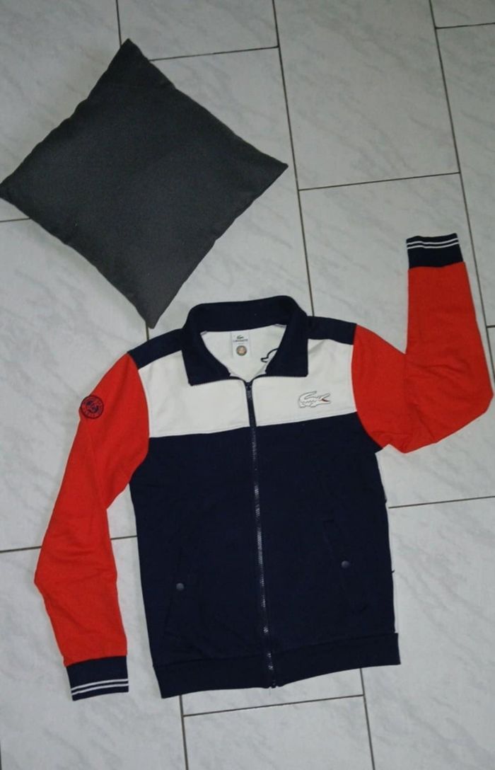 Veste lacoste édition roland garros