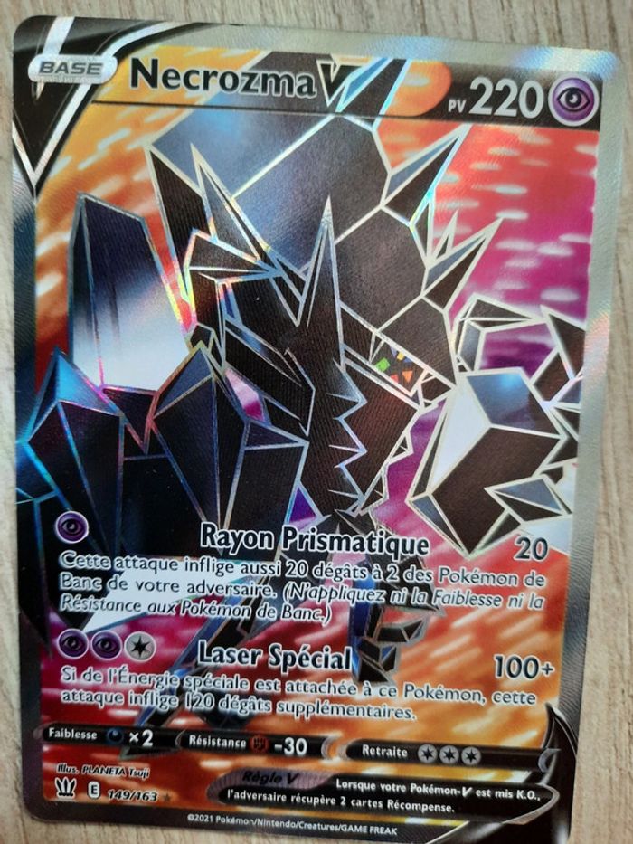 Carte Pokemon Necrozma V PV 220 149/163 neuve - photo numéro 2
