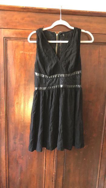Robe noir dentelle mango 👗