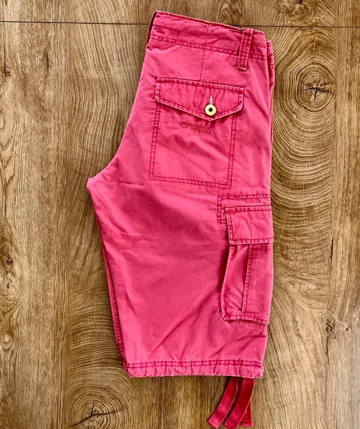 Bermuda/short rose O'Neil (logo brodé) pour femme, taille W 32 (42 taille française) - photo numéro 2