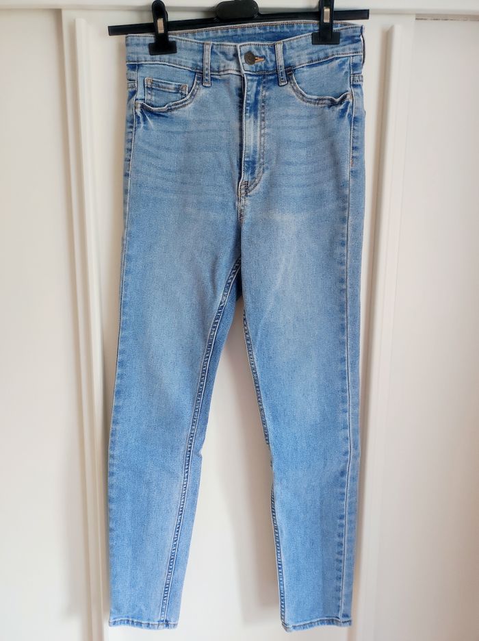 Jean skinny high waist
