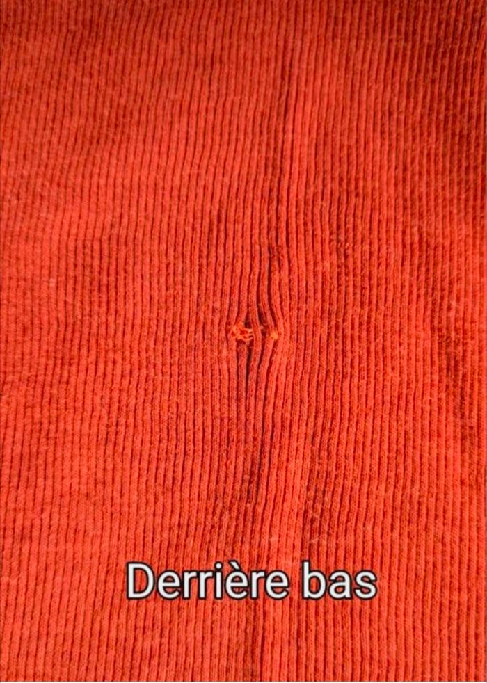 Robe Alda mérinos minimalisme terracotta 4/5 ans - photo numéro 3