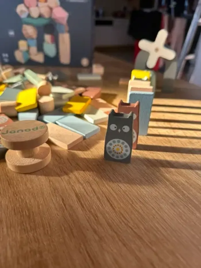 Jeu de dominos en bois Janod – Sweet Cocoon (neuf) - photo numéro 2