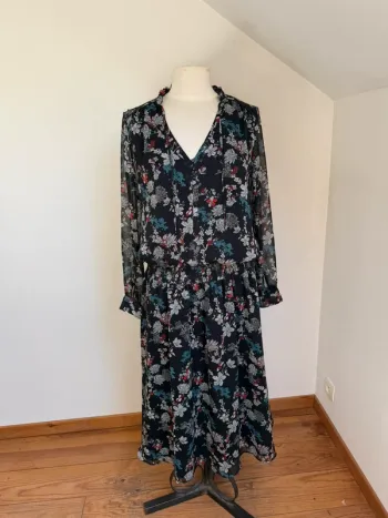 Superbe robe longue fleurie fluide Promod 🌸 XL 42