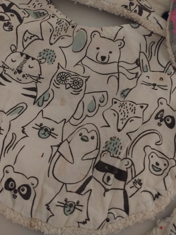 Lot de 3 bavoirs fait main - photo numéro 3