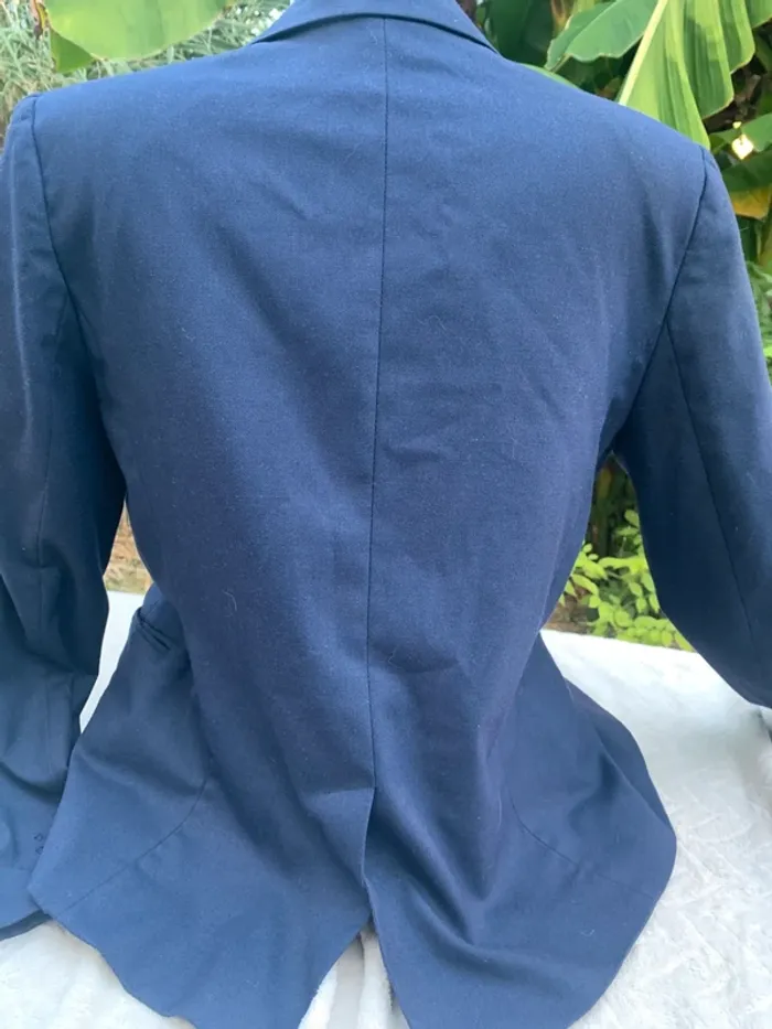 Blazer Promod bleu marine taille 40 - photo numéro 4