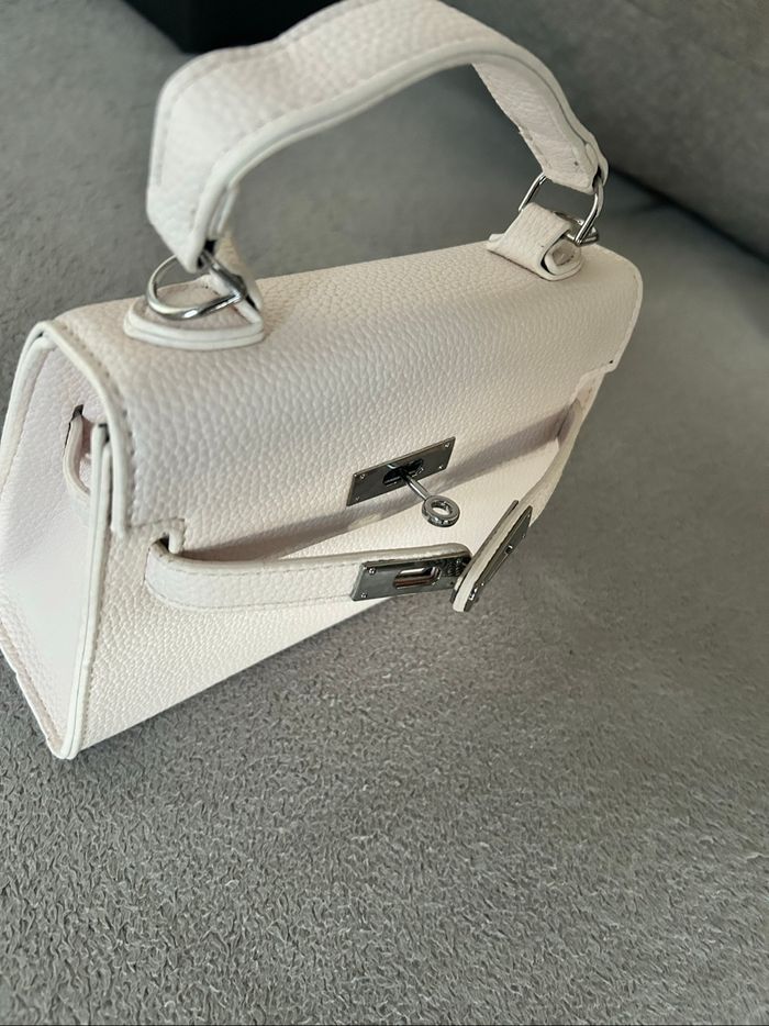 Sac à Main Style Élégant - Blanc cassé neuf - photo numéro 2