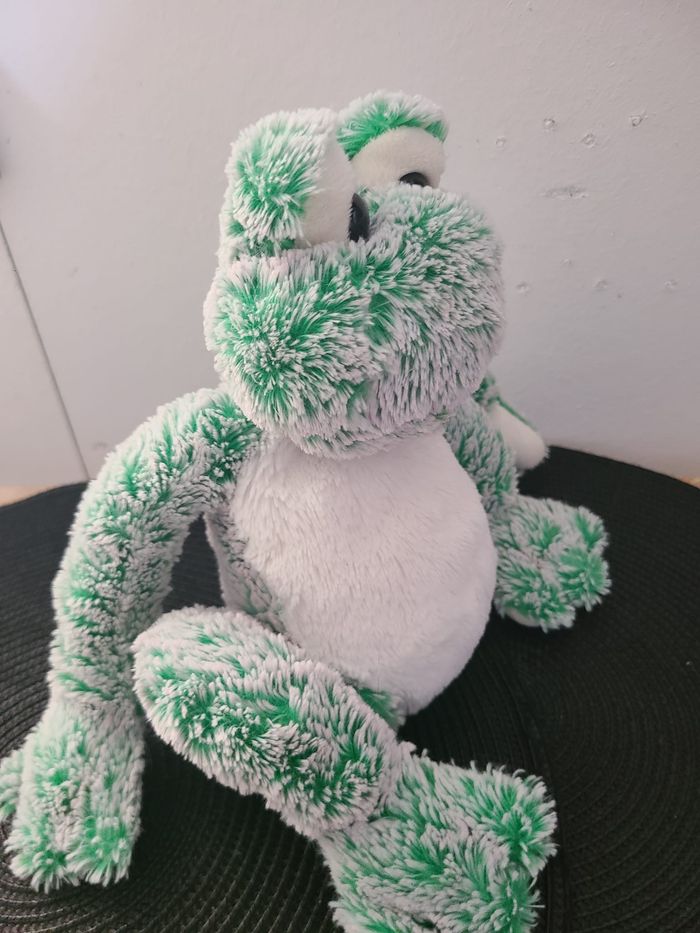Peluche grenouille verte Dani - photo numéro 3