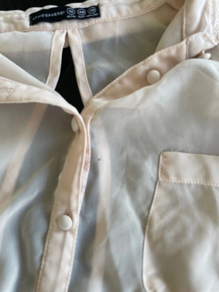Joli haut rose, transparent en taille 30 - photo numéro 7