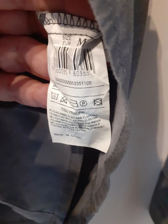 Chemise  gris Claire - photo numéro 6