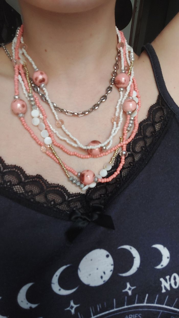 Lot bijoux saumon - photo numéro 5