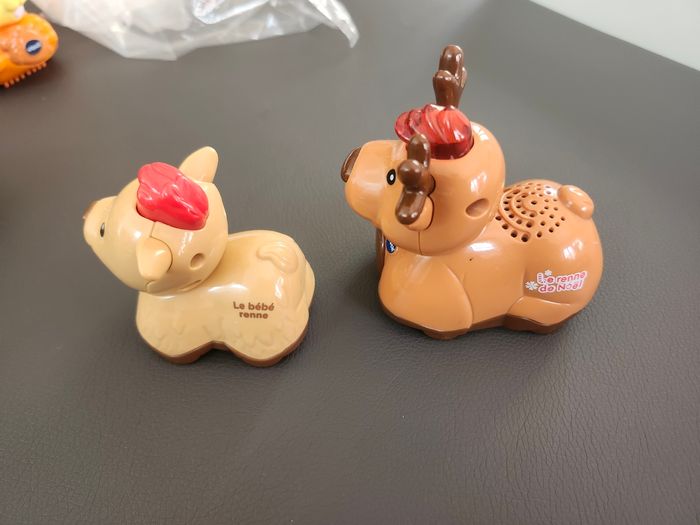 Tut tut bolides animaux caramel renne de Noël papa bébé voiture - photo numéro 3