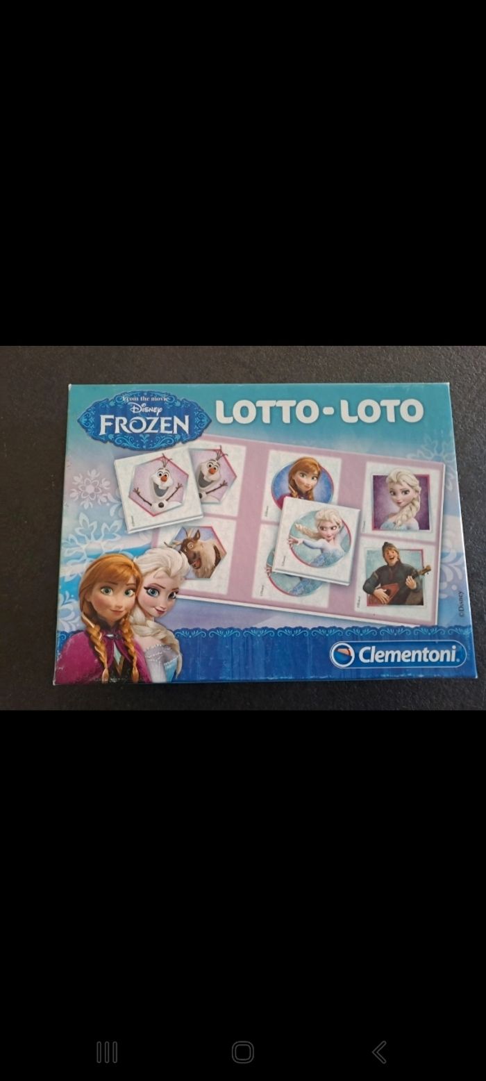 Jeu Loto La Reine des Neiges 2 - Clementoni